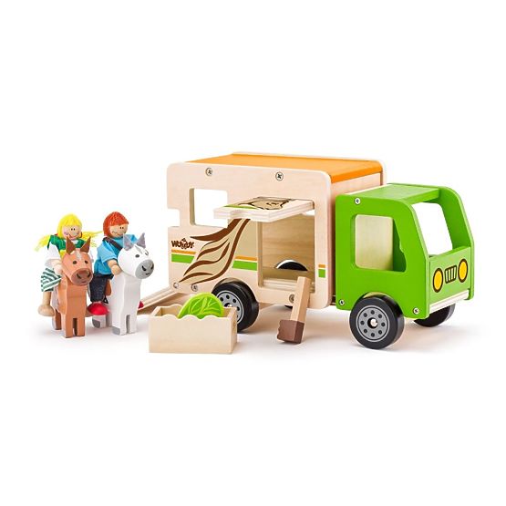 Camion en bois pour le transport de chevaux