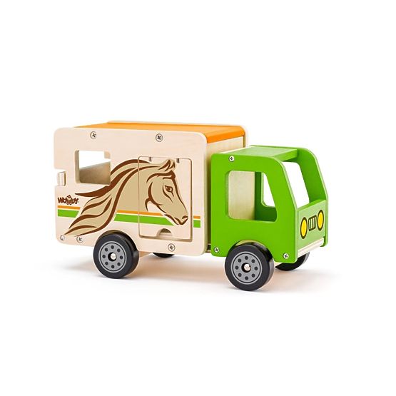 Camion en bois pour le transport de chevaux