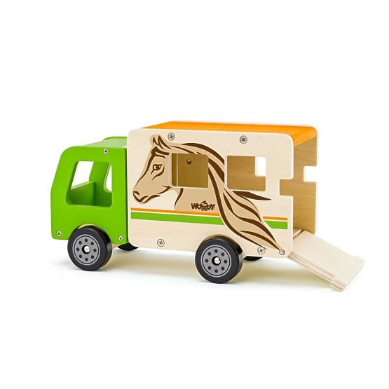 Camion en bois pour le transport de chevaux