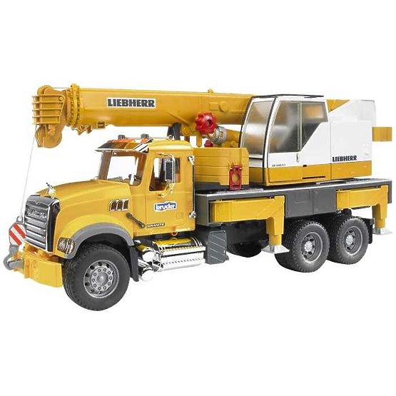 Camion MACK Granite grue LIEBHERR Bruder