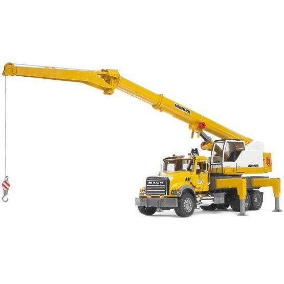 Camion MACK Granite grue LIEBHERR Bruder