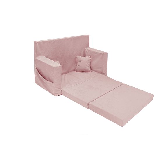 Canapé-lit enfant Classic - Rose poudré