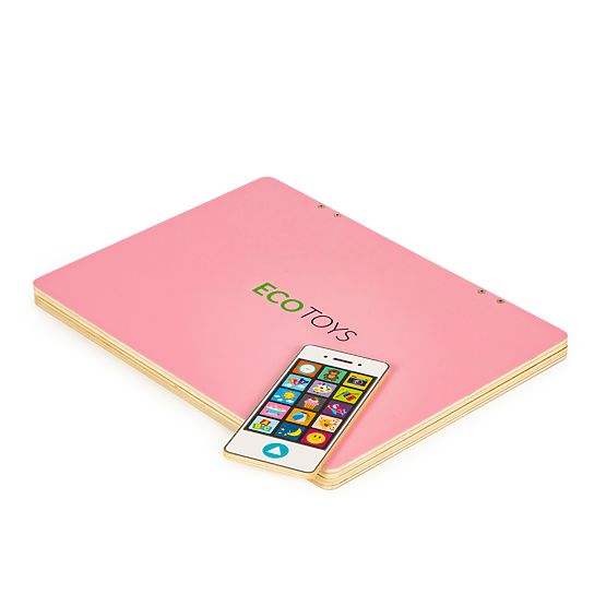 Carnet magnétique en bois rose