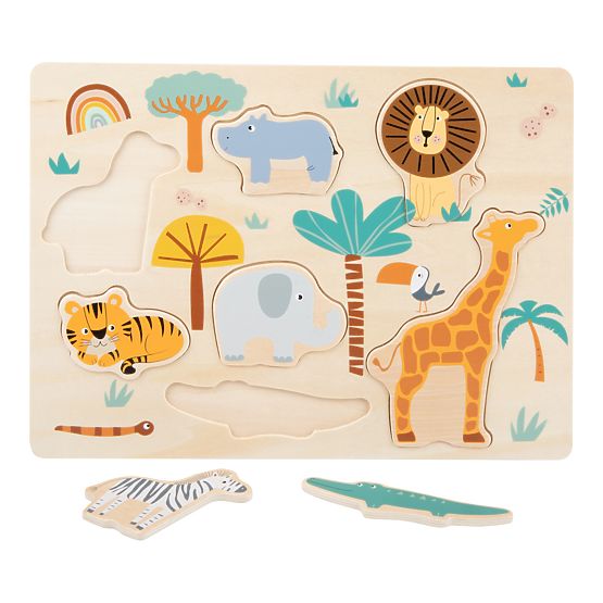 Puzzle en bois Small Foot Insert Safari