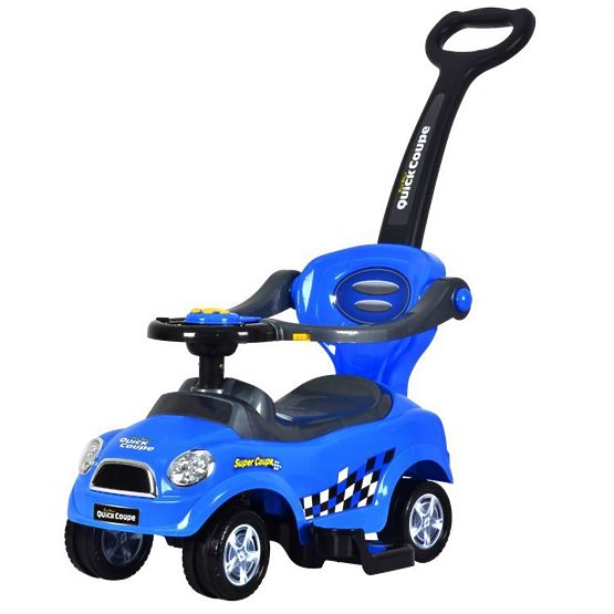 Cavalier 3 en 1 avec poignée - bleu