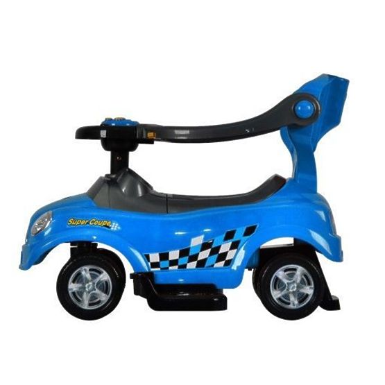 Cavalier 3 en 1 avec poignée - bleu