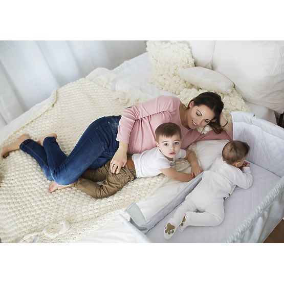 Lit parapluie pour lit parent Theo - gris foncé