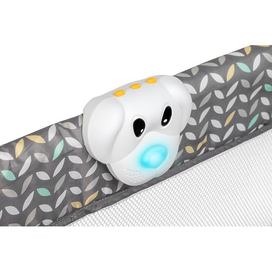 Lit de voyage Sven 2in1 avec accessoires - gris