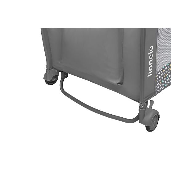 Lit de voyage Sven 2in1 avec accessoires - gris