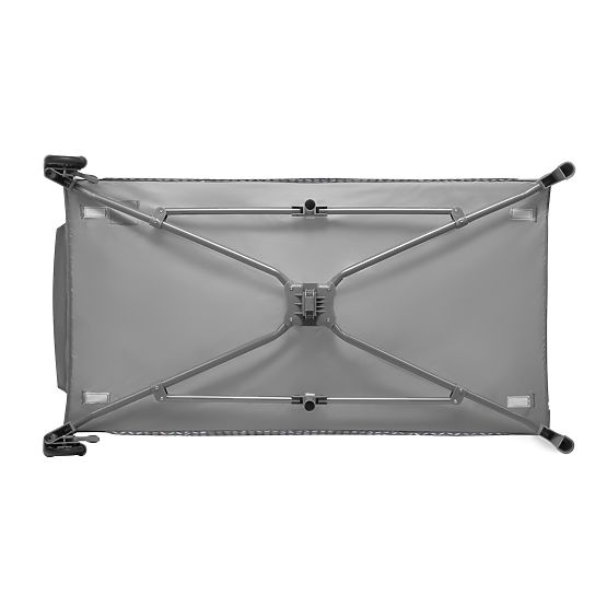 Lit de voyage Sven 2in1 avec accessoires - gris