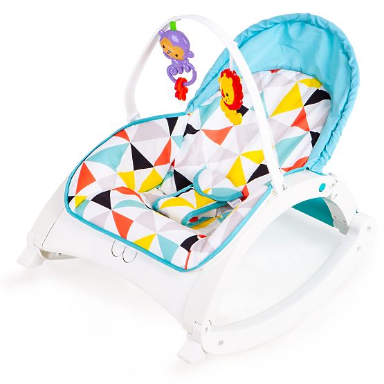 Chaise à bascule colorée pour enfants Nico