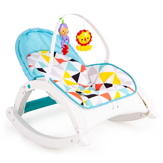 Chaise à bascule colorée pour enfants Nico
