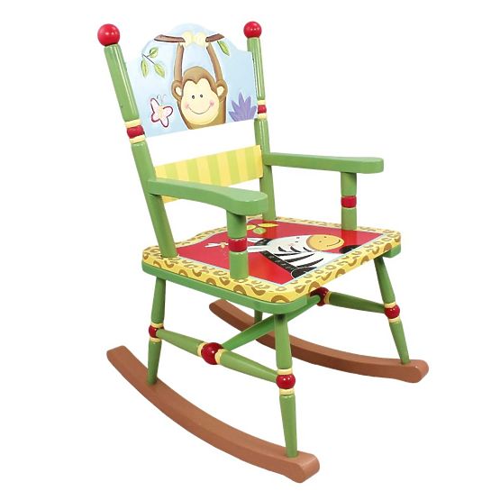 Chaise berçante pour enfants Safari