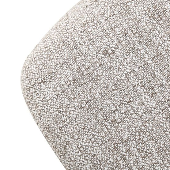 Chaise de bar Ella crème-brun