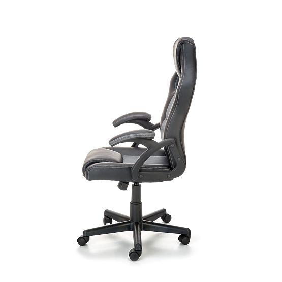 Chaise de bureau BERKEL - noir et gris