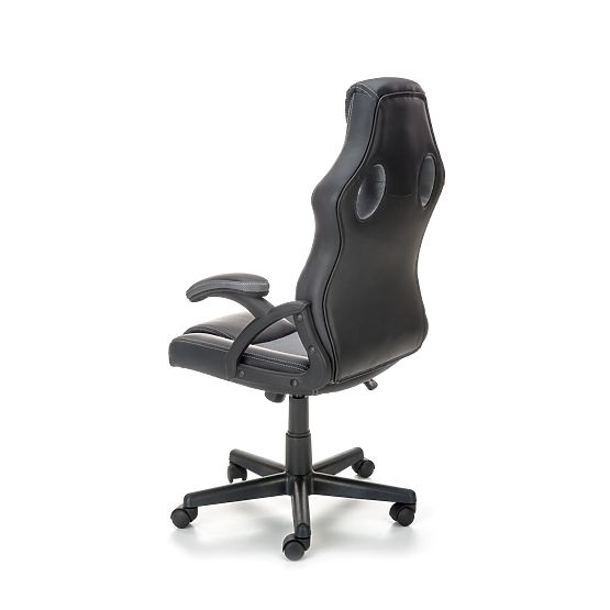 Chaise de bureau BERKEL - noir et gris