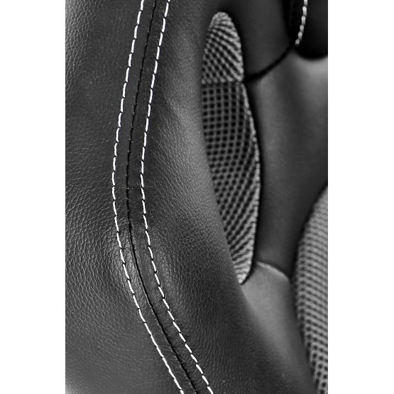 Chaise de bureau BERKEL - noir et gris