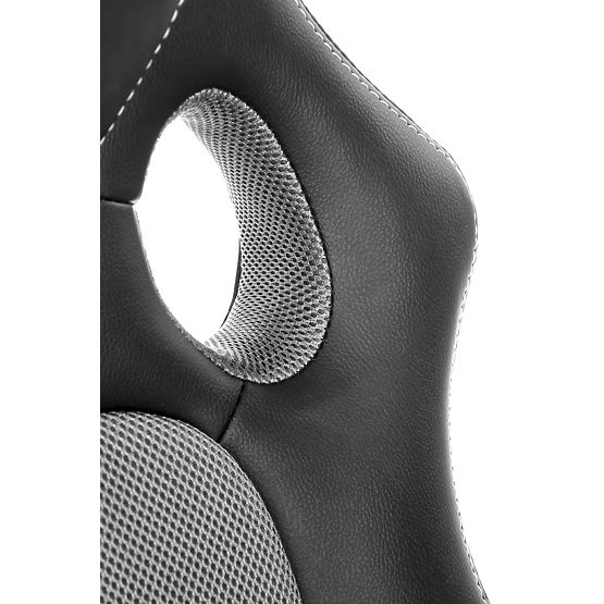 Chaise de bureau BERKEL - noir et gris