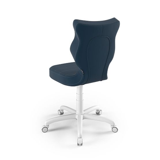 Chaise ergonomique pour bureau ajustée pour une hauteur de 146-176,5 cm - bleu marine