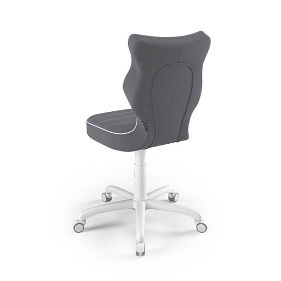 Chaise ergonomique pour bureau ajustée à une hauteur de 146-176,5 cm - gris foncé