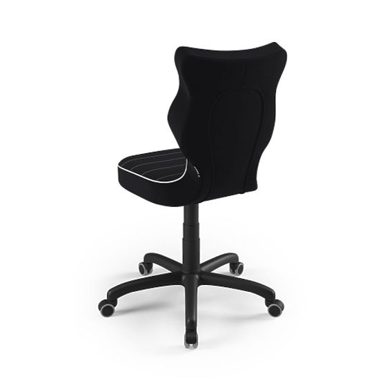 Chaise ergonomique pour bureau ajustée à une hauteur de 146-176,5 cm - noire