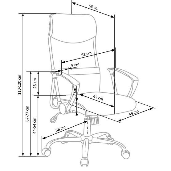 Chaise de bureau Vire 2 - gris
