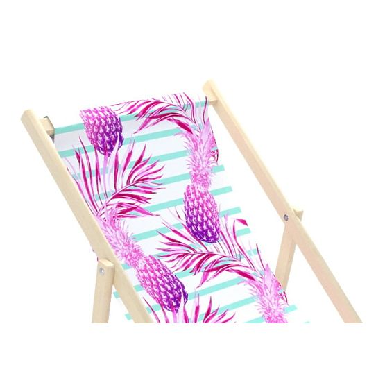 Chaise de plage Ananas violets