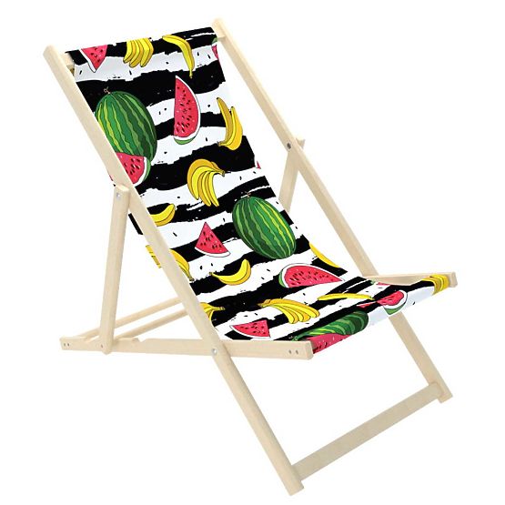 Chaise de plage Melons et bananes