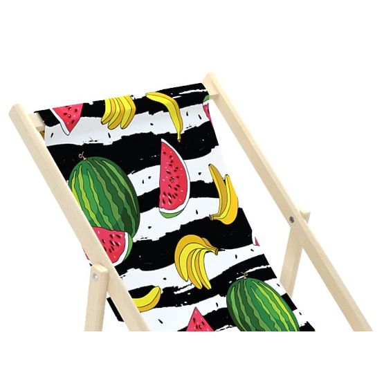 Chaise de plage Melons et bananes