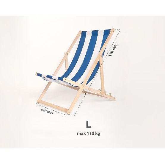 Chaise longue de plage pastèque