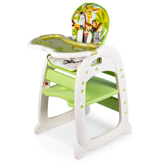 Chaise de salle à manger 2in1 - verte
