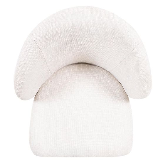 Chaise de salle à manger Larisa, beige clair/pieds noirs