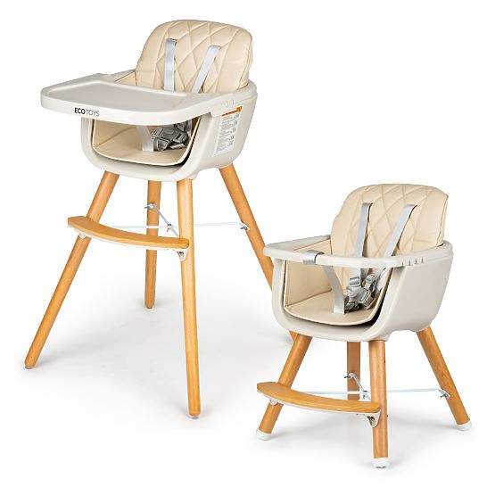 Chaise de salle à manger Nela 2in1 - beige