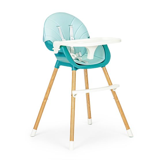 Chaise de salle à manger Polly 2in1 - turquoise