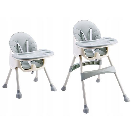 Chaise de salle à manger Prima 2en1 - gris