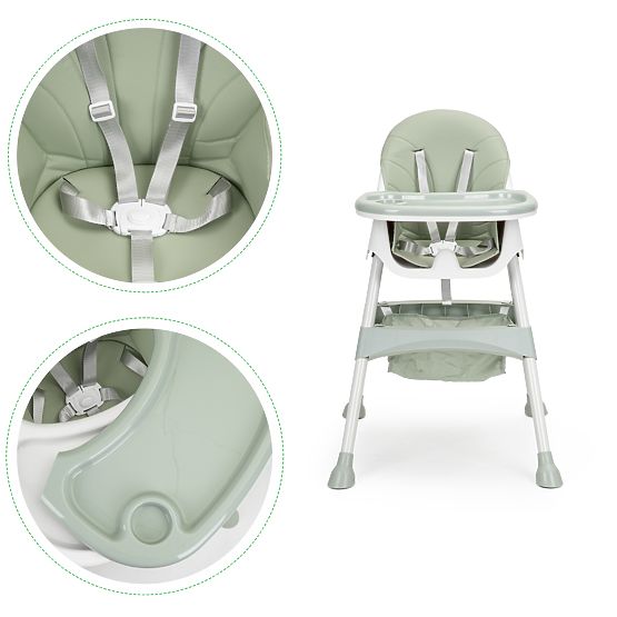 Chaise de salle à manger Prima 2en1 - gris