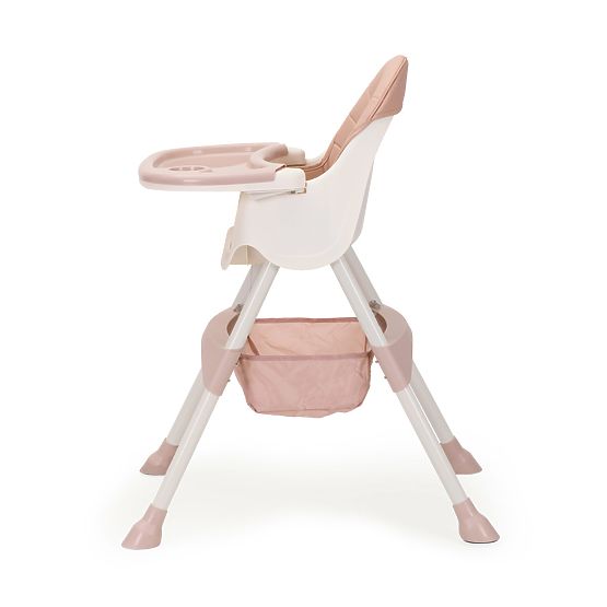 Chaise de salle à manger Prima 2en1 - rose et blanc