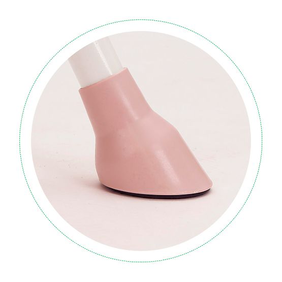 Chaise de salle à manger Prima 2en1 - rose et blanc