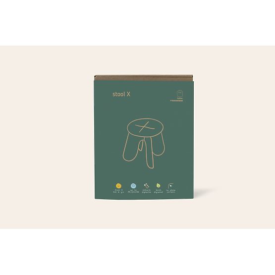 Chaise design X - naturel