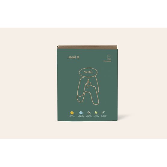 Chaise design X - naturel