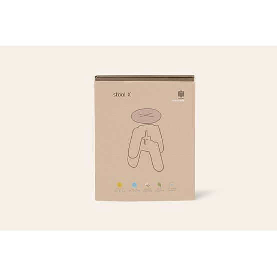 Chaise design X rose