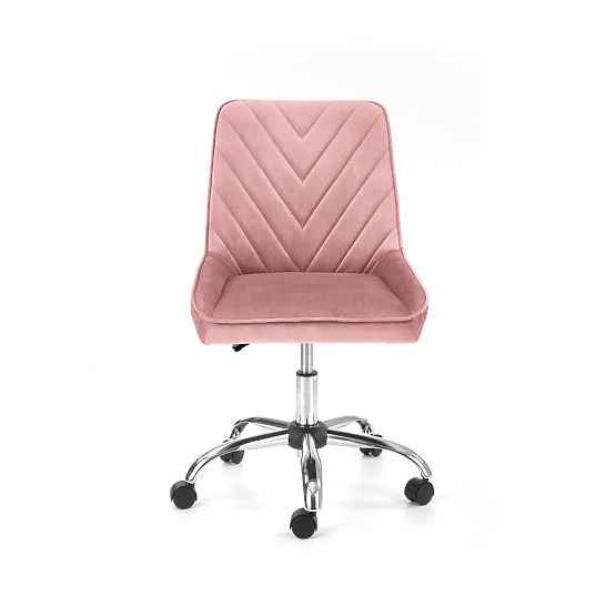 Chaise étudiante pivotante RICO - rose