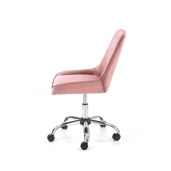 Chaise étudiante pivotante RICO - rose