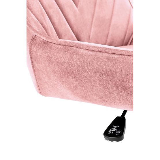 Chaise étudiante pivotante RICO - rose