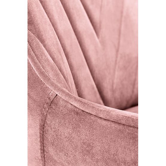 Chaise étudiante pivotante RICO - rose