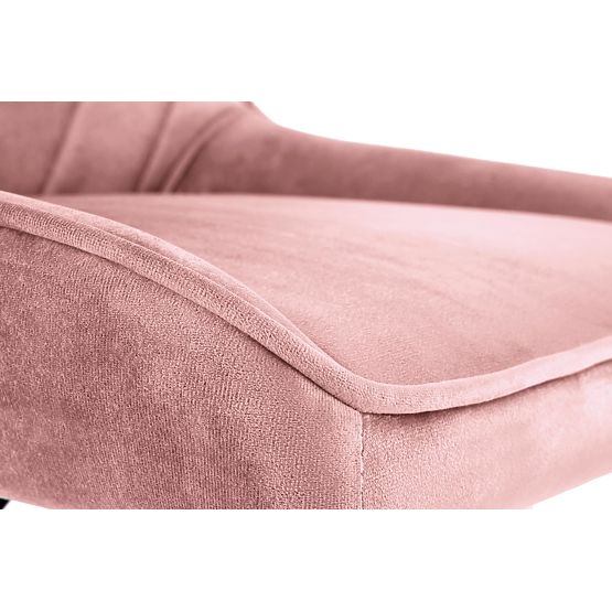 Chaise étudiante pivotante RICO - rose