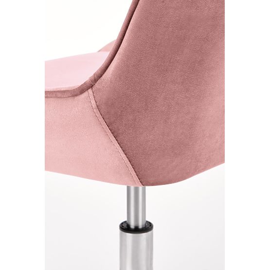 Chaise étudiante pivotante RICO - rose