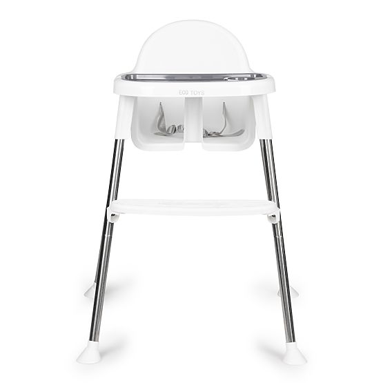 Chaise haute 2 en 1 avec plateau et ceintures ECOTOYS