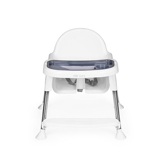 Chaise haute 2 en 1 avec plateau et ceintures ECOTOYS