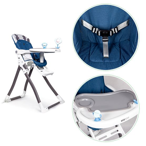 Chaise haute pliante Renifer ECOTOYS